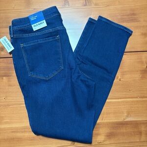 Old Navy Mid-Rise Pop Icon Skinny Dark Denim Jean Pant NWT